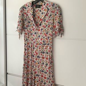 Women’s Kooples Floral Midi Dress